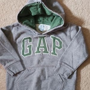 GAP boys 4 grey and green sweatshirt
